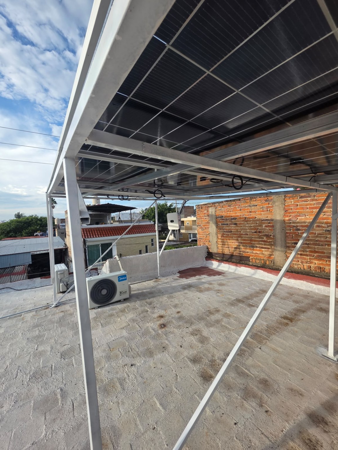 Estructura solar tipo pérgola